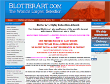 Tablet Screenshot of blotterart.com